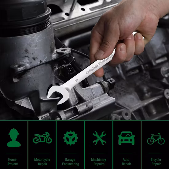 Mango de plástico Reparación automática Llave ajustable portátil Llave inglesa flexible